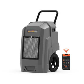 Abestorm 180 PPD 2,300 Sq.Ft Smart WIFI Commercial Dehumidifier with Pump and Drain Hose | Hurricane 850 Grey WiFi