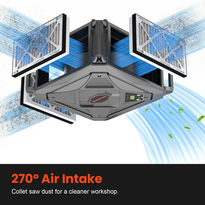 Abestorm 3-side Air Intake Air Filtration System for Woodworking | DecDust 780