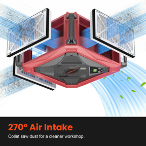 Abestorm 270 Degree Intake Air Filtration System Built-in Ionizer | DecDust 1080IG