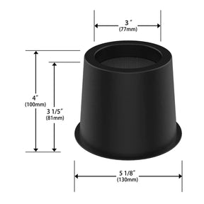 4 Inch Dehumidifier Lift, Heavy Duty Dehumidifier Lift, 4 Piece, Black