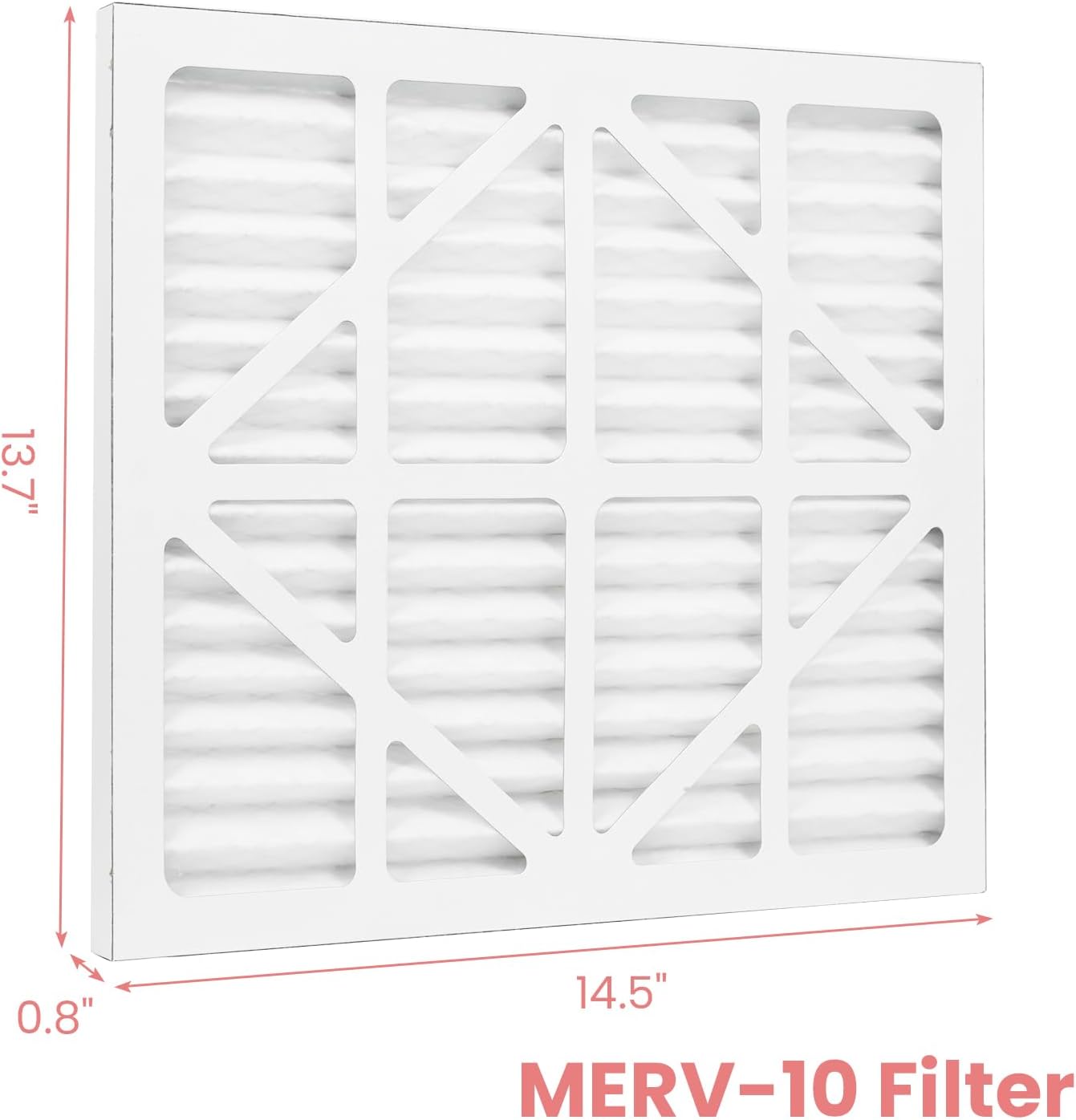 Abestorm MERV-10 Air Filter (2Pack) for Filteair HEPA S1 S2 S3 / Filteair HEPA V1 V2 V3 Air Scrubber